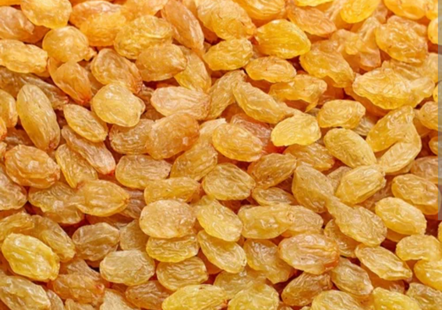 Yellow raisins